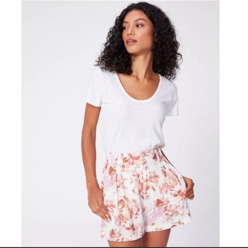 NWT Paige Mecca Silk Shorts